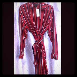 Striped wrap tunic top  .., 💕💕💕